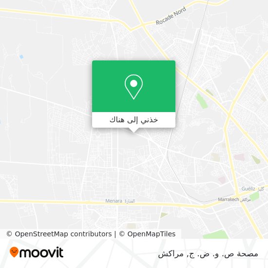 خريطة مصحة ص. و. ض. ج