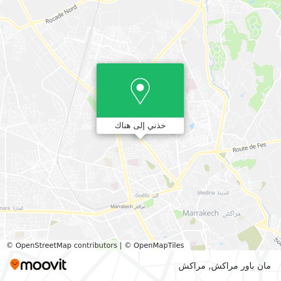 خريطة مان باور مراكش
