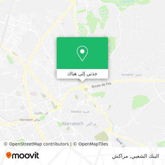 خريطة البنك الشعبي