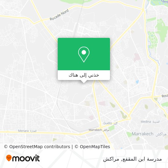 خريطة مدرسة ابن المقفع