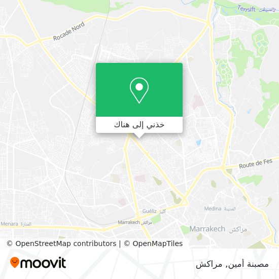 خريطة مصبنة أمين