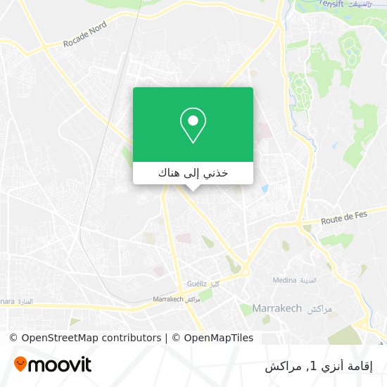 خريطة إقامة أنزي 1