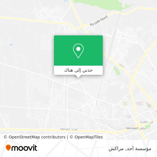 خريطة مؤسسة أحد