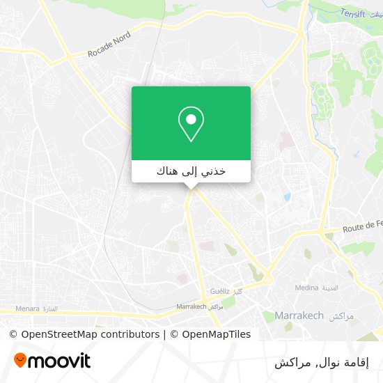 خريطة إقامة نوال