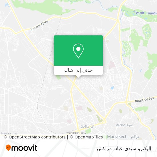 خريطة إليكترو سيدي عباد