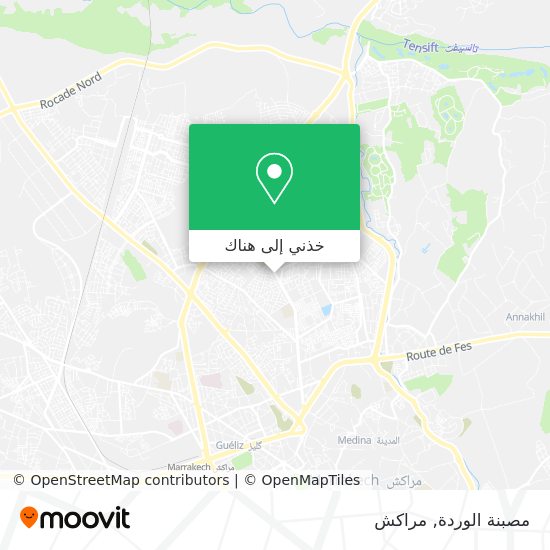 خريطة مصبنة الوردة