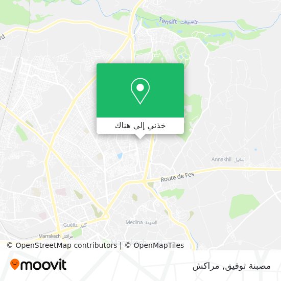 خريطة مصبنة توفيق