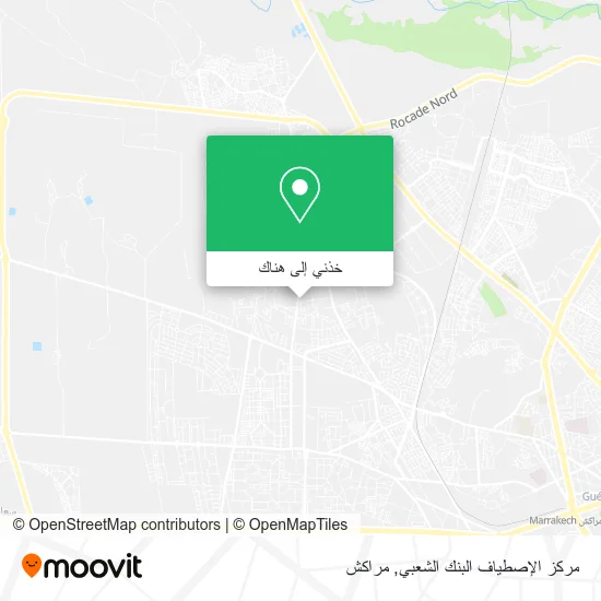 خريطة مركز الإصطياف البنك الشعبي