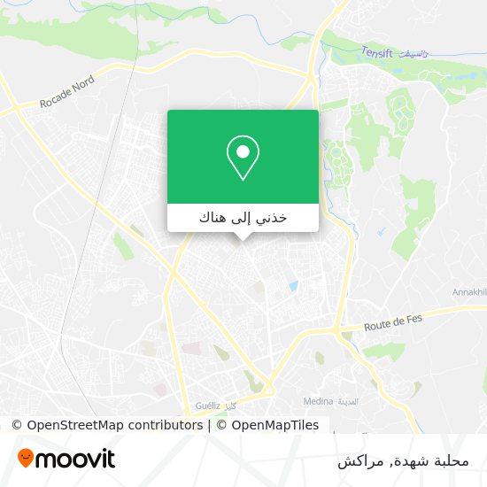 خريطة محلبة شهدة