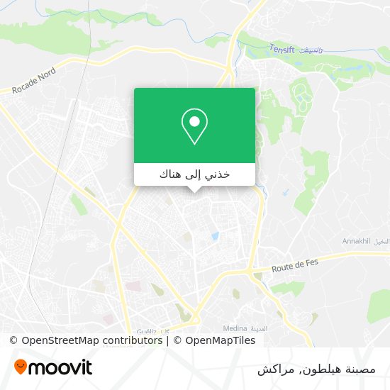 خريطة مصبنة هيلطون