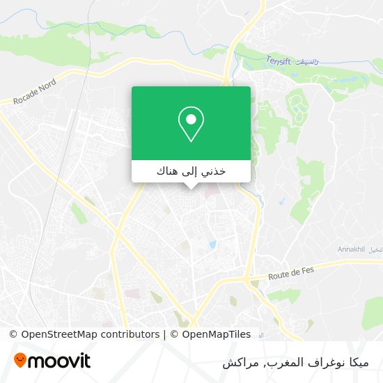 خريطة ميكا نوغراف المغرب