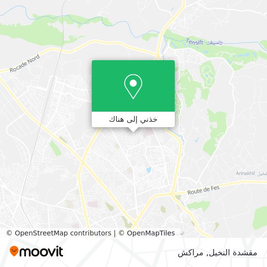 خريطة مقشدة النخيل