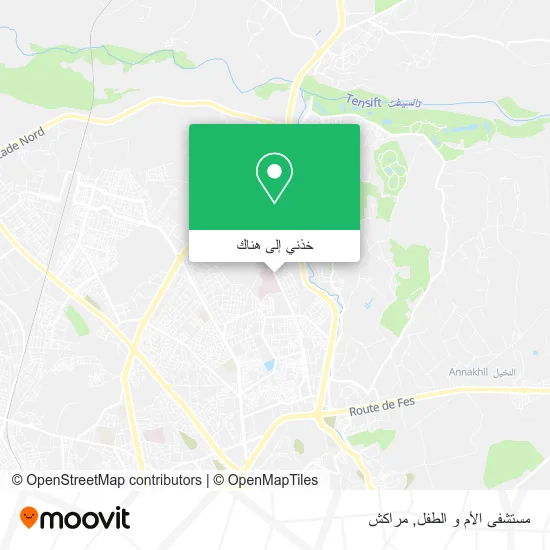 خريطة مستشفى الأم و الطفل