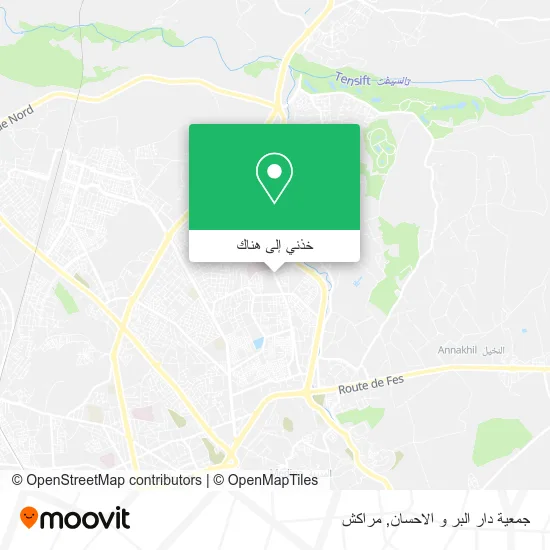 خريطة جمعية دار البر و الاحسان