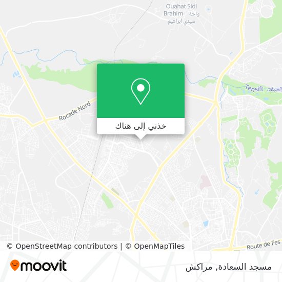 خريطة مسجد السعادة