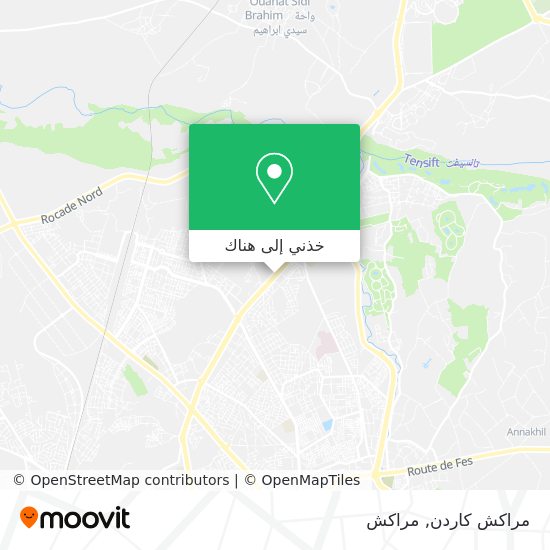 خريطة مراكش كاردن