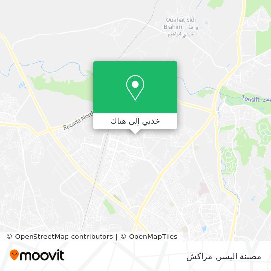 خريطة مصبنة اليسر