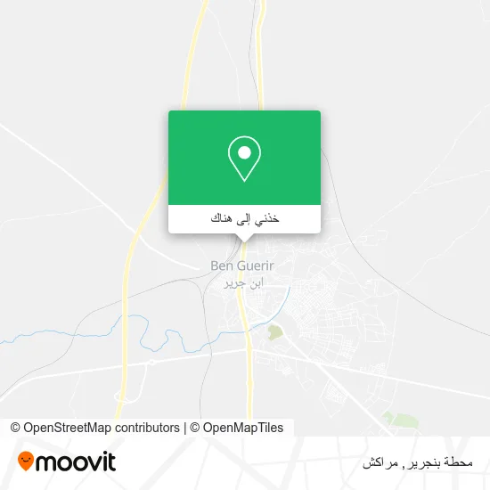 خريطة محطة بنجرير