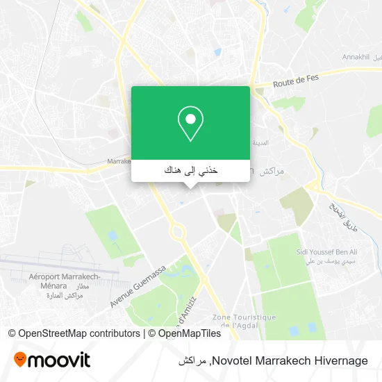 خريطة Novotel Marrakech Hivernage