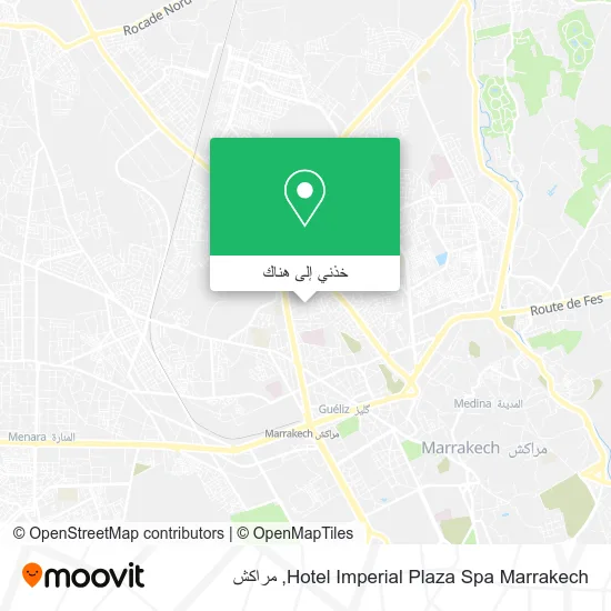 خريطة Hotel Imperial Plaza Spa Marrakech