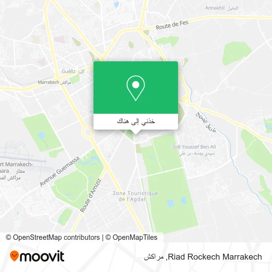 خريطة Riad Rockech Marrakech