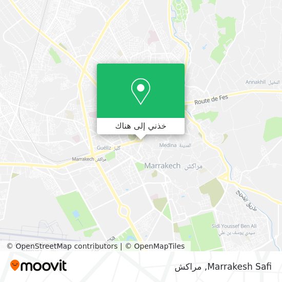 خريطة Marrakesh Safi