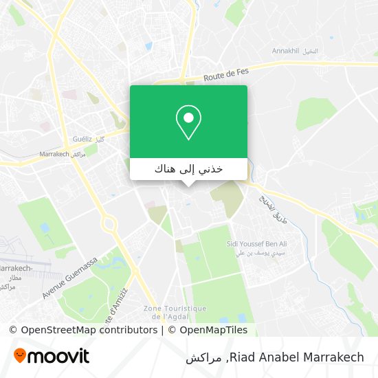 خريطة Riad Anabel Marrakech