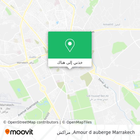 خريطة Amour d auberge Marrakech