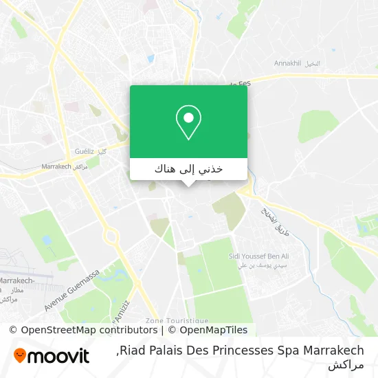 خريطة Riad Palais Des Princesses Spa Marrakech