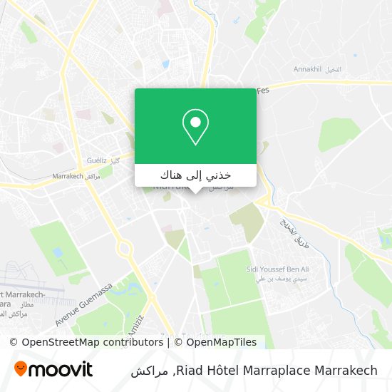 خريطة Riad Hôtel Marraplace Marrakech