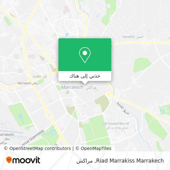 خريطة Riad Marrakiss Marrakech