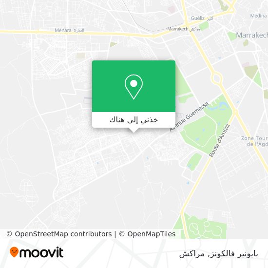 خريطة بايونير فالكونز