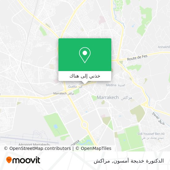 خريطة الدكتورة خديجة أمسون