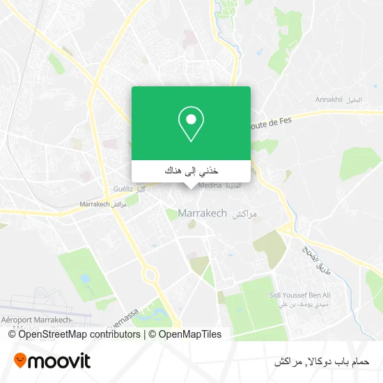 خريطة حمام باب دوكالا