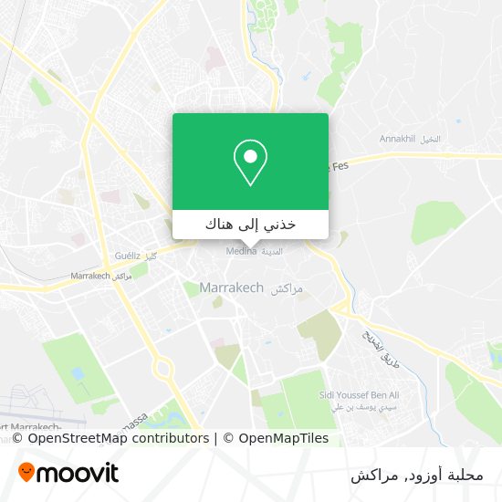 خريطة محلبة أوزود