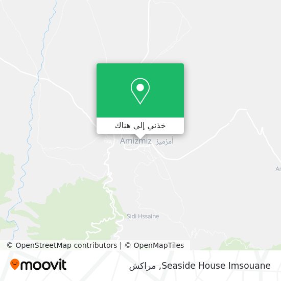 خريطة Seaside House Imsouane