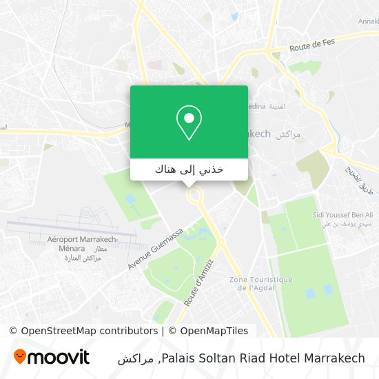 خريطة Palais Soltan Riad Hotel Marrakech
