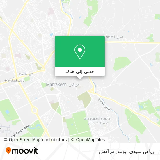 خريطة رياض سيدي أيوب