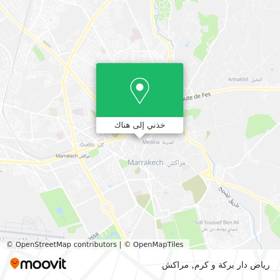 خريطة رياض دار بركة و كرم