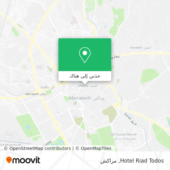 خريطة Hotel Riad Todos
