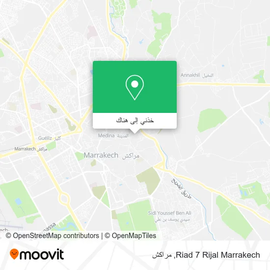 خريطة Riad 7 Rijal Marrakech