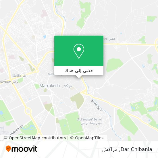 خريطة Dar Chibania
