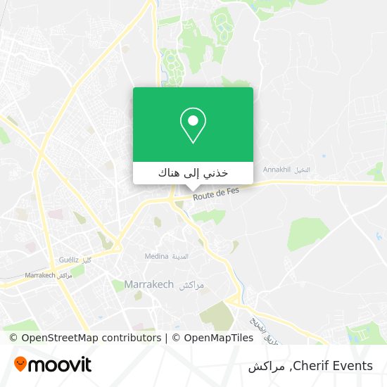 خريطة Cherif Events