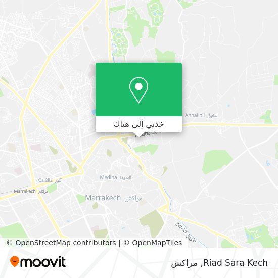 خريطة Riad Sara Kech