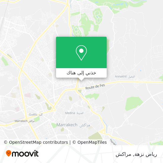 خريطة رياض نزهة