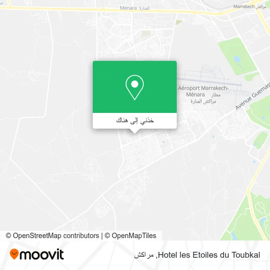 خريطة Hotel les Etoiles du Toubkal