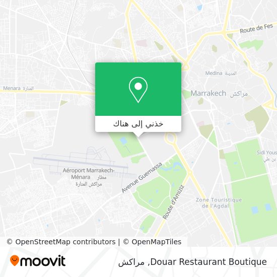 خريطة Douar Restaurant Boutique
