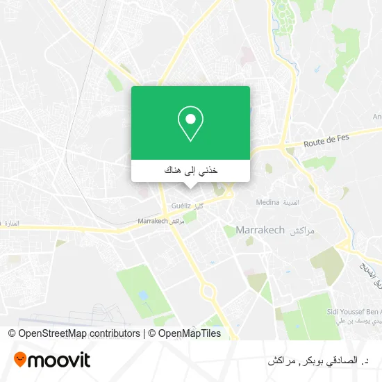 خريطة د. الصادقي بوبكر