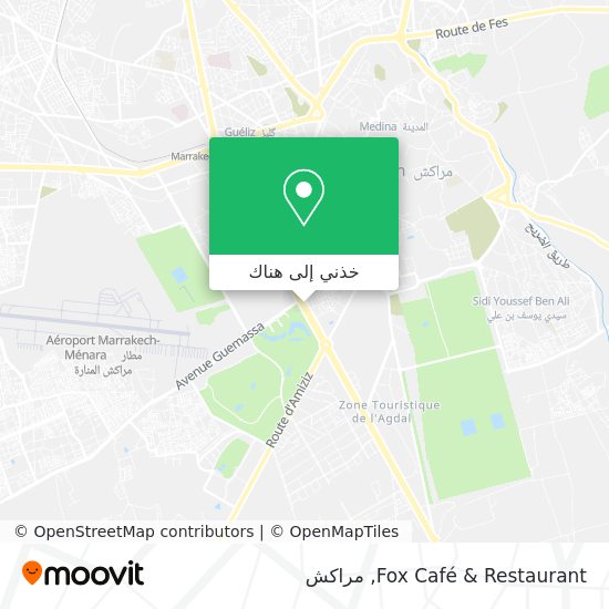 خريطة Fox Café & Restaurant