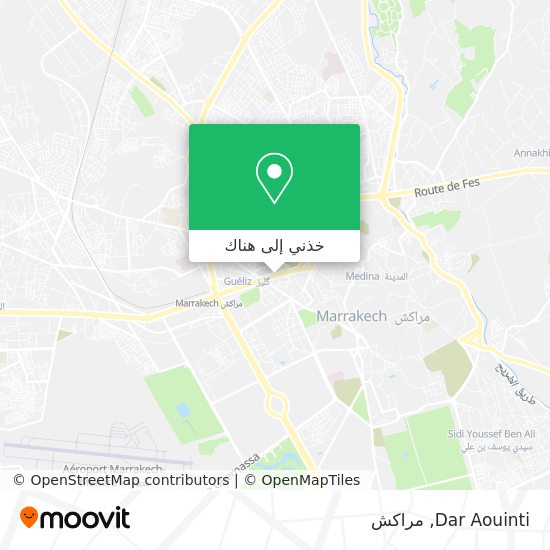 خريطة Dar Aouinti